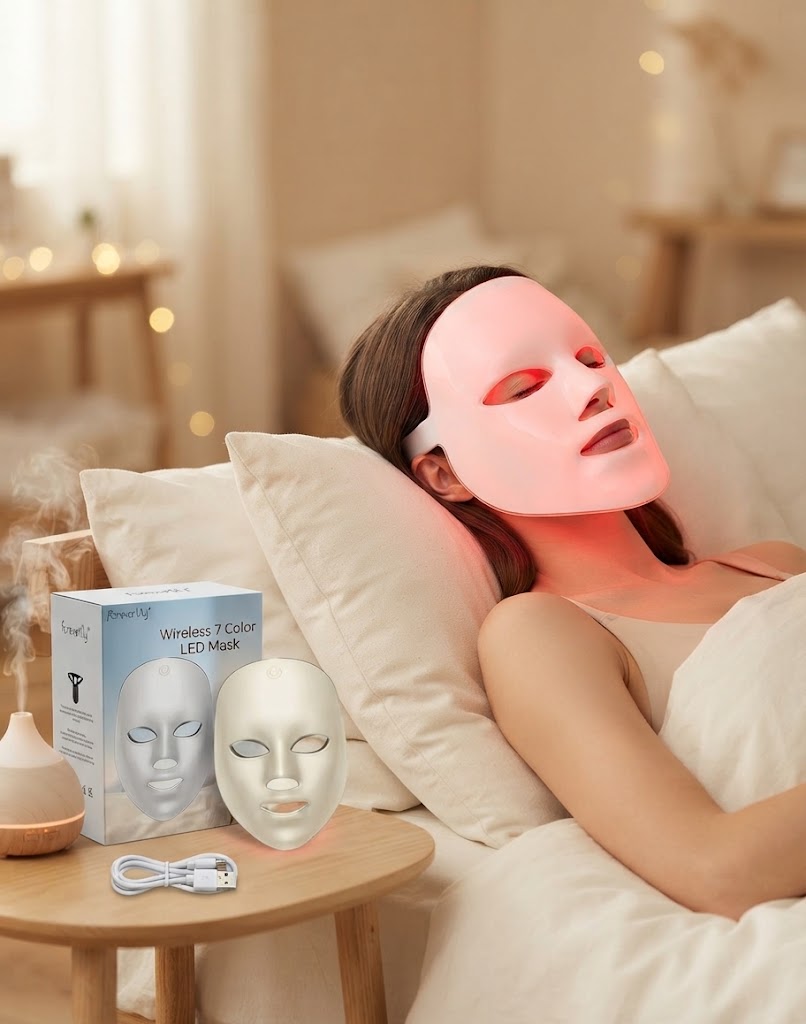 7-Color Wireless LED Face Mask